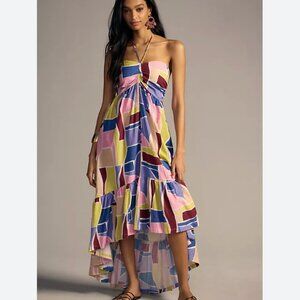 The Odells High-Low Halter Dress